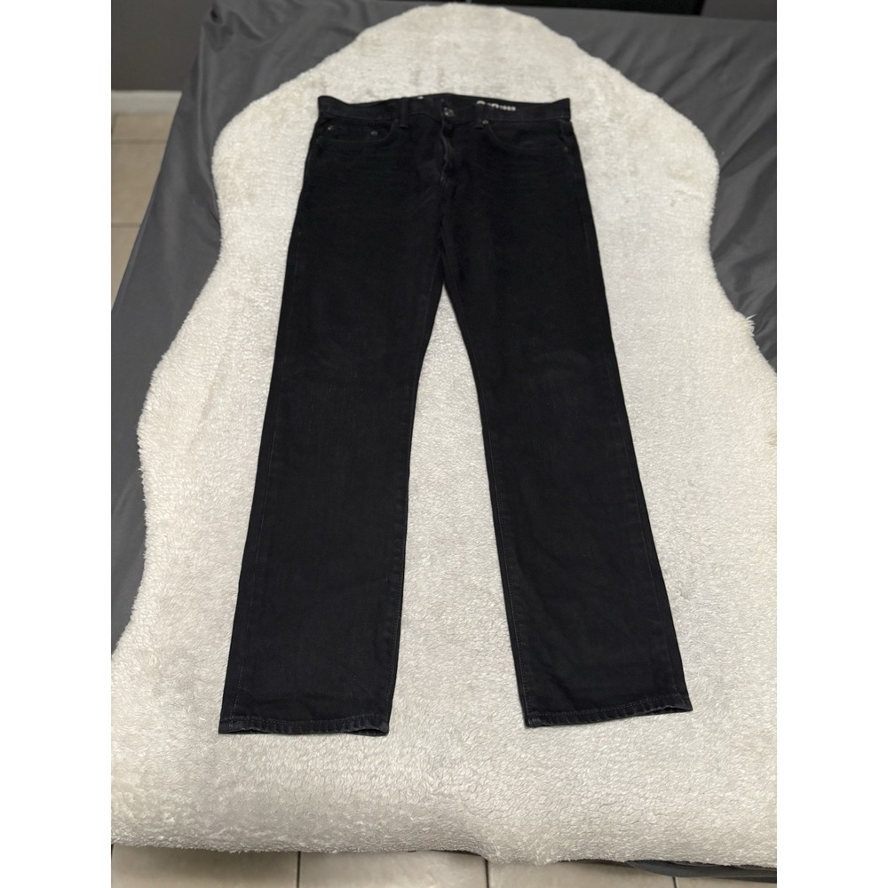 Gap 1969 Men's Black Slim Denim Jeans Size 33x30 Cotton Pants
